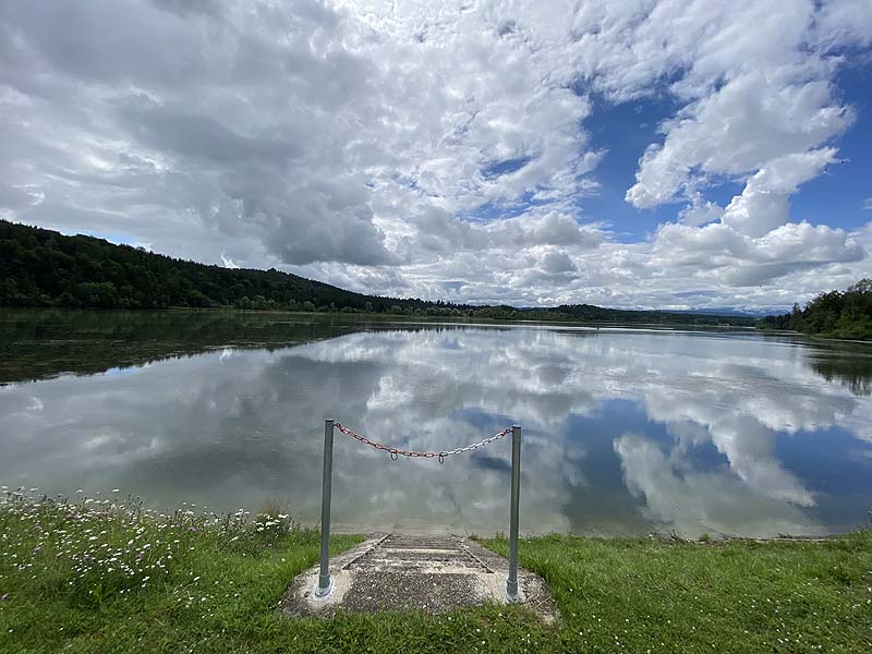 Der Badesee Schongauer Lechsee in Schongau
