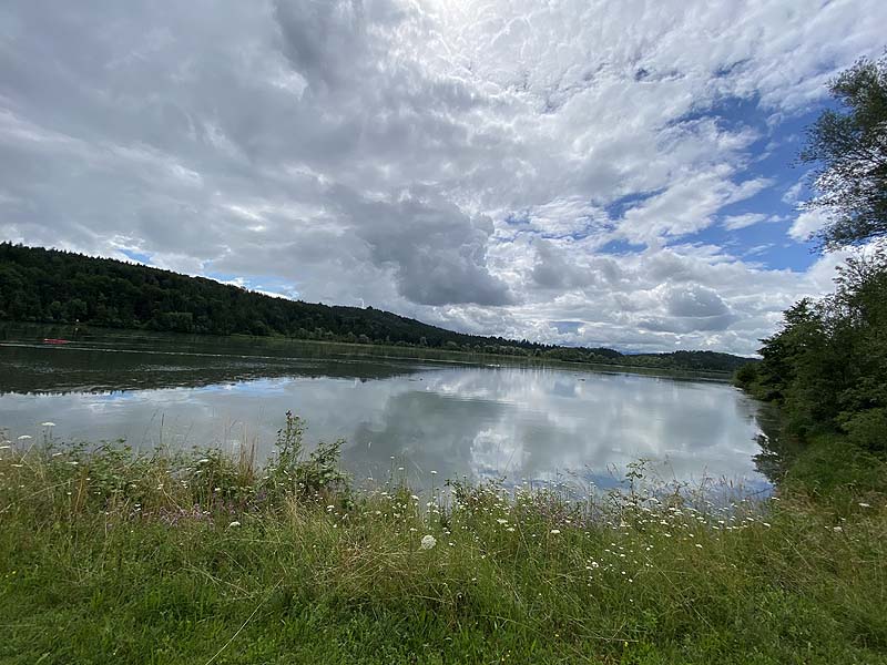 Der Badesee Schongauer Lechsee in Schongau