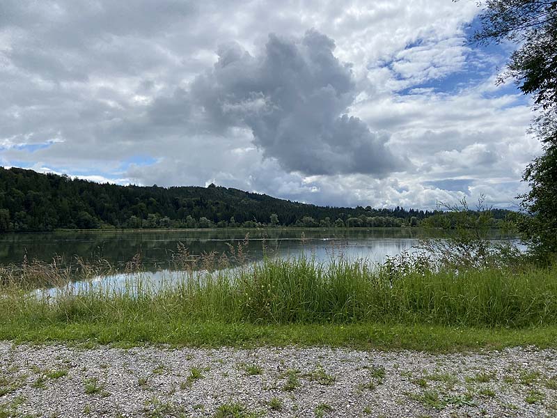 Der Badesee Schongauer Lechsee in Schongau