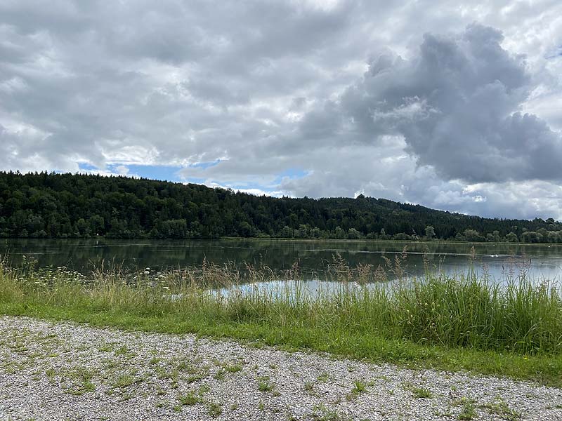 Der Badesee Schongauer Lechsee in Schongau