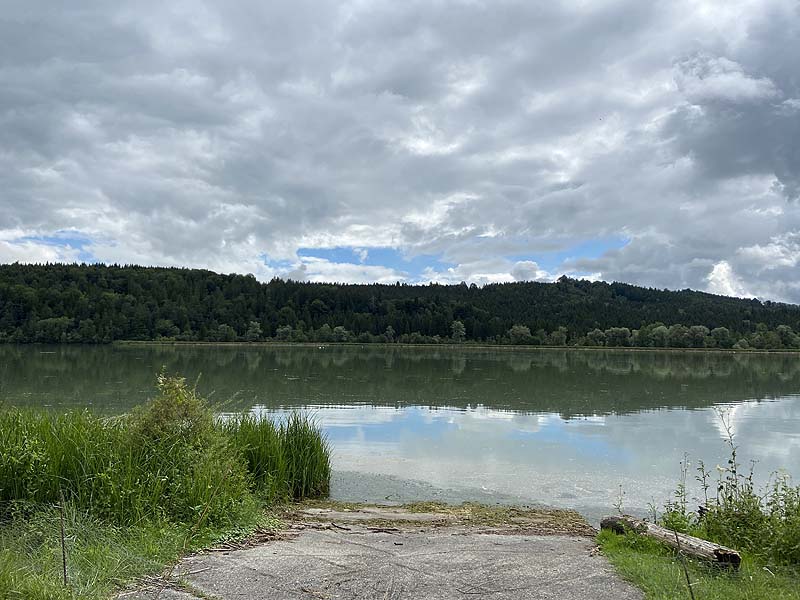 Der Badesee Schongauer Lechsee in Schongau