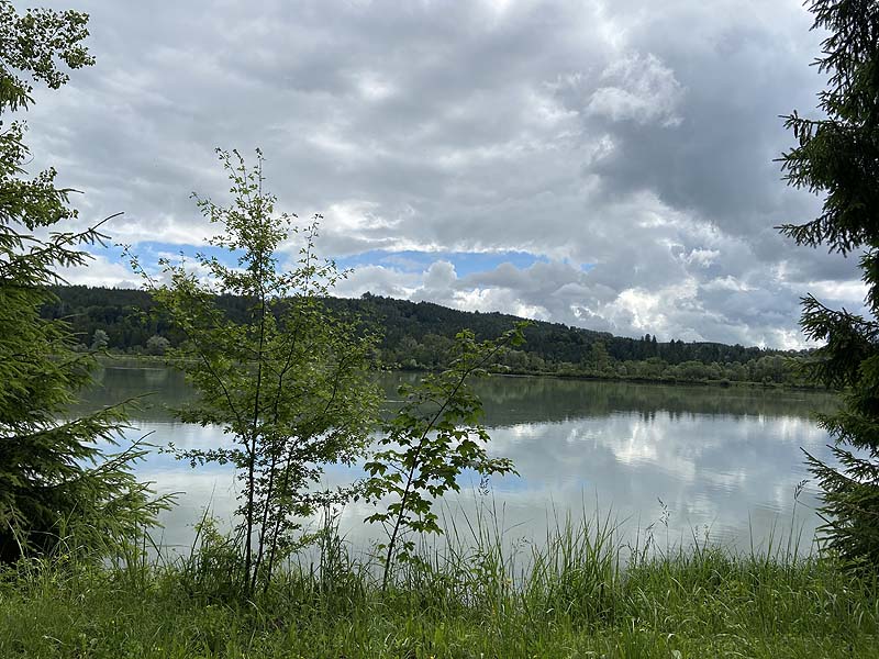 Der Badesee Schongauer Lechsee in Schongau