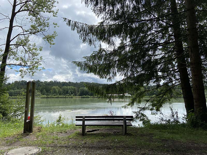 Der Badesee Schongauer Lechsee in Schongau