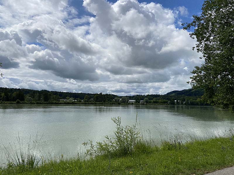 Der Badesee Schongauer Lechsee in Schongau