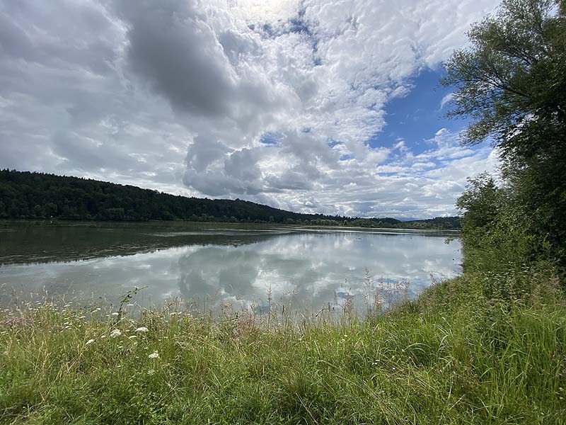 Der Badesee Schongauer Lechsee in Schongau