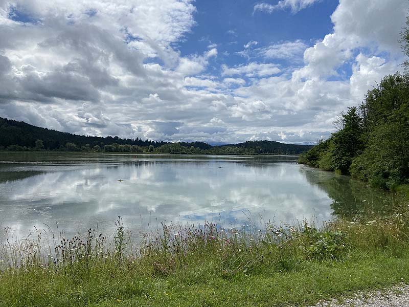 Der Badesee Schongauer Lechsee in Schongau