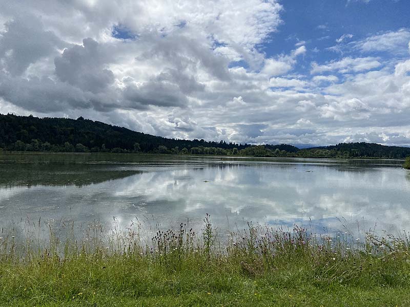 Der Badesee Schongauer Lechsee in Schongau
