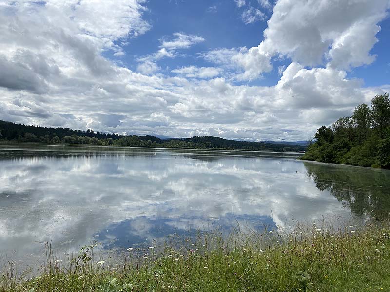 Der Badesee Schongauer Lechsee in Schongau