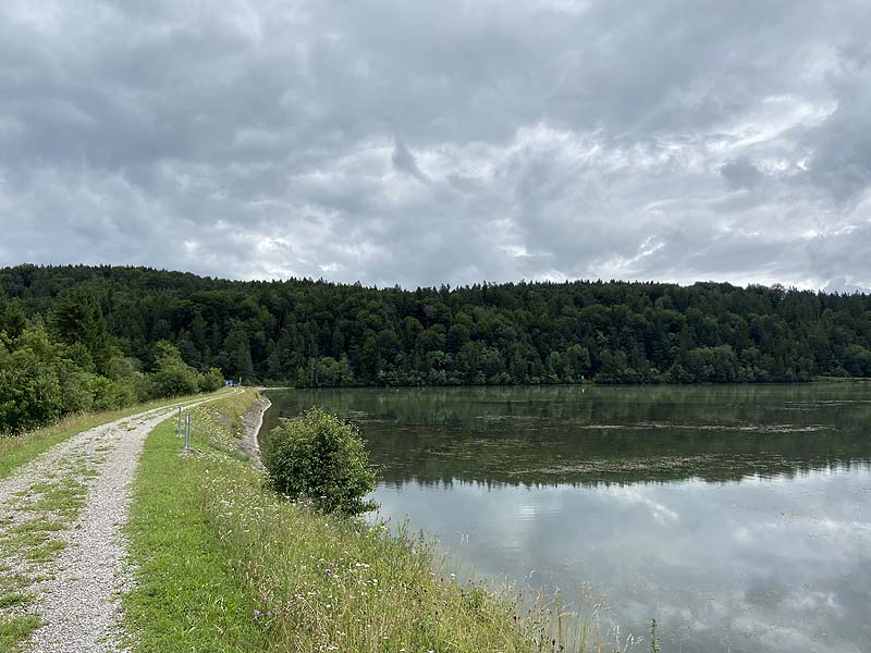 Der Badesee Schongauer Lechsee in Schongau