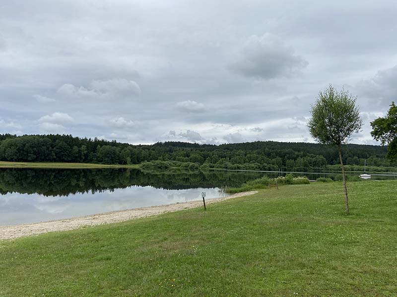 Der Badesee Silbersee in Tiefenbach