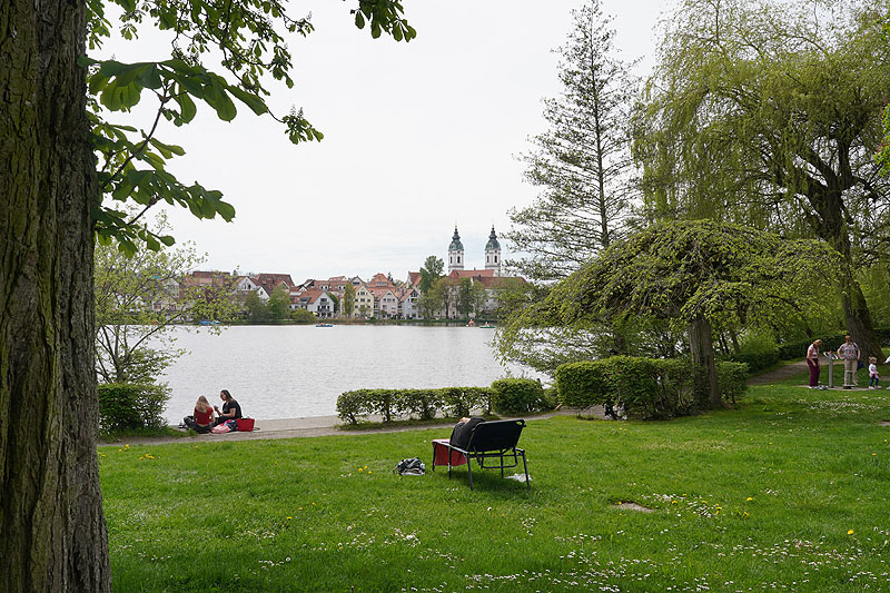 Der Stadtsee in Bad Waldsee