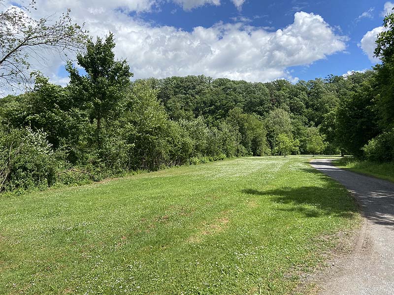 Der Badesee Katzenbachsee in Pfaffenhofen in Baden-Württemberg