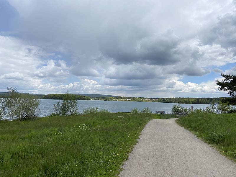 Der Badesee Steinberger See in Wackersdorf