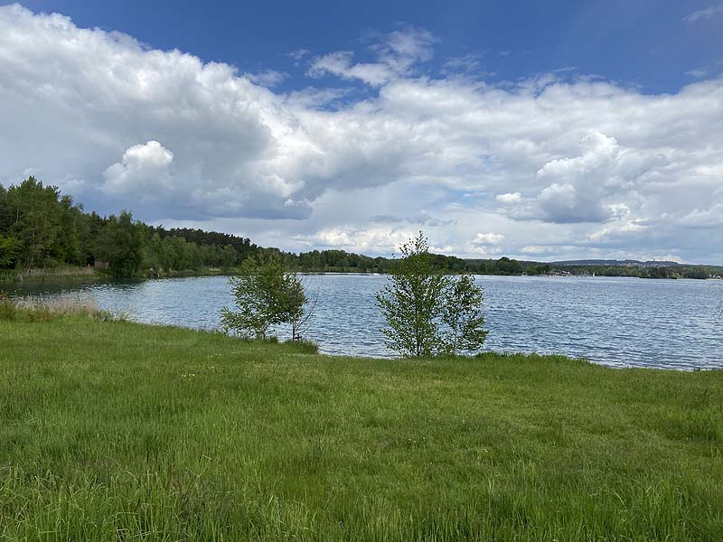 Der Badesee Steinberger See in Wackersdorf