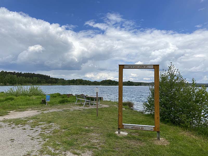 Der Badesee Steinberger See in Wackersdorf