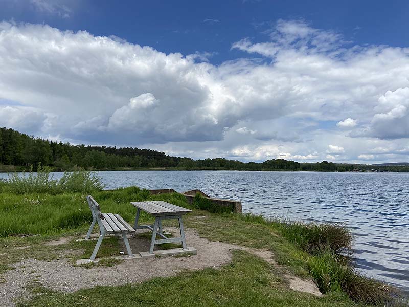 Der Badesee Steinberger See in Wackersdorf