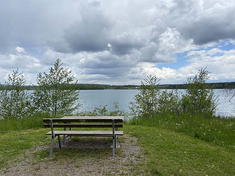 Der Badesee Steinberger See in Wackersdorf