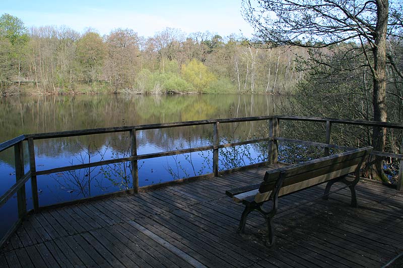 Der Teufelssee am Müggelturm in Berlin