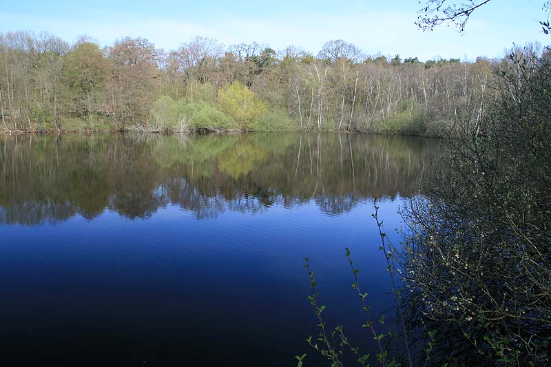 Der Teufelssee am Müggelturm in Berlin