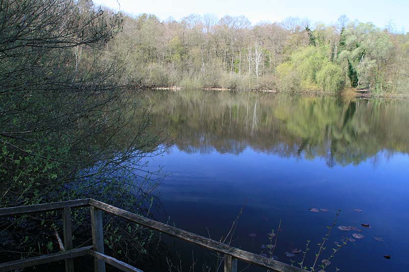 Der Teufelssee am Müggelturm in Berlin