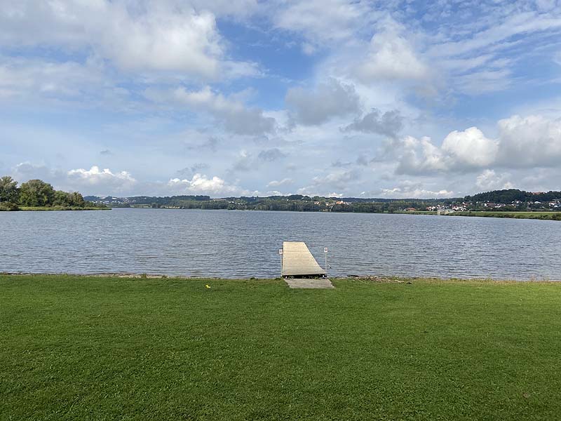 Der Badesee Vilstalsee in Marklkofen