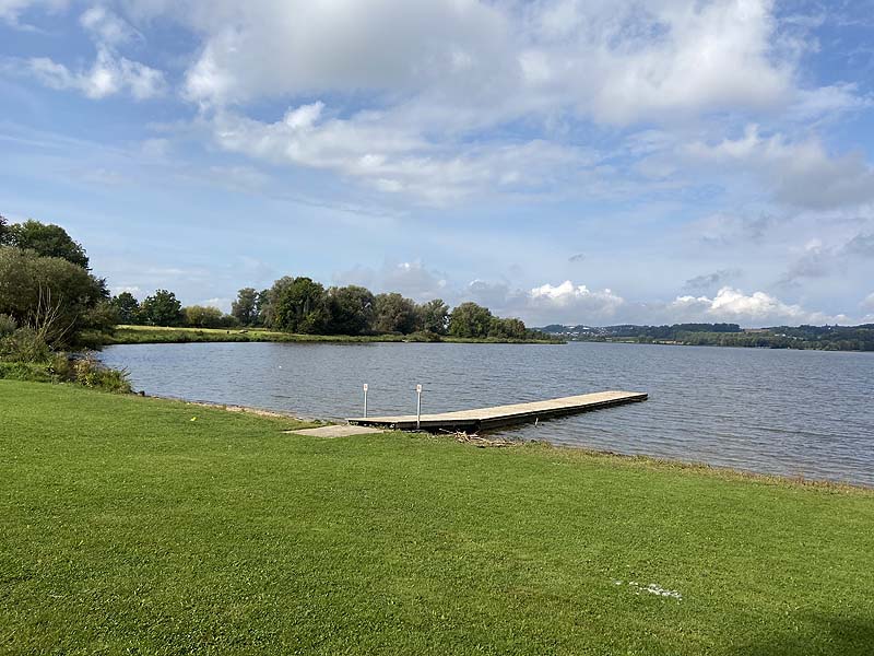 Der Badesee Vilstalsee in Marklkofen