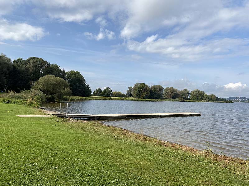 Der Badesee Vilstalsee in Marklkofen