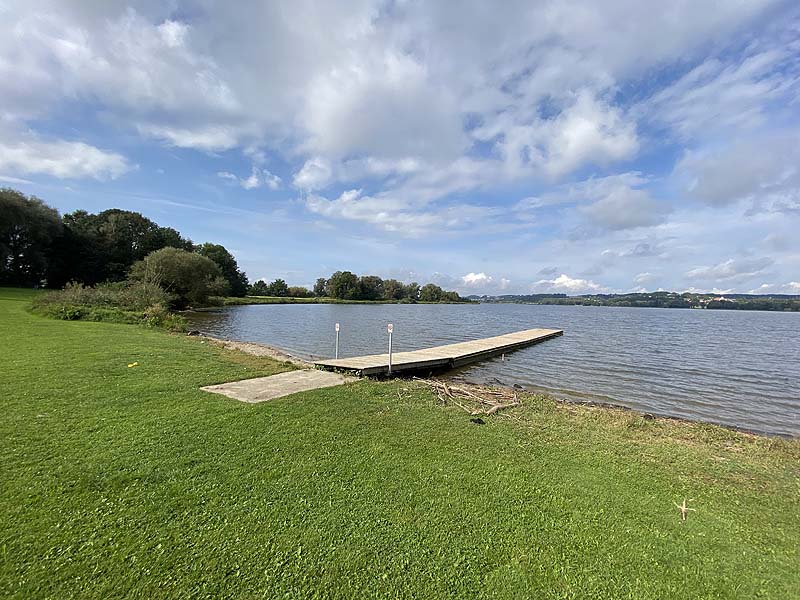 Der Badesee Vilstalsee in Marklkofen