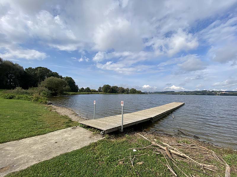 Der Badesee Vilstalsee in Marklkofen