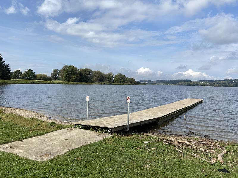 Der Badesee Vilstalsee in Marklkofen
