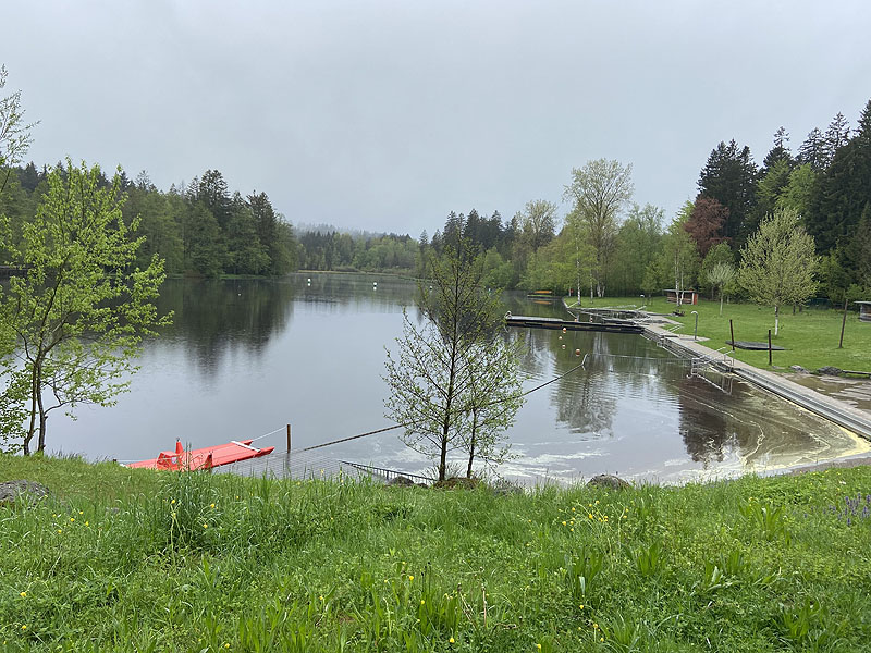 Der Waldsee in Lindenberg im Allgäu