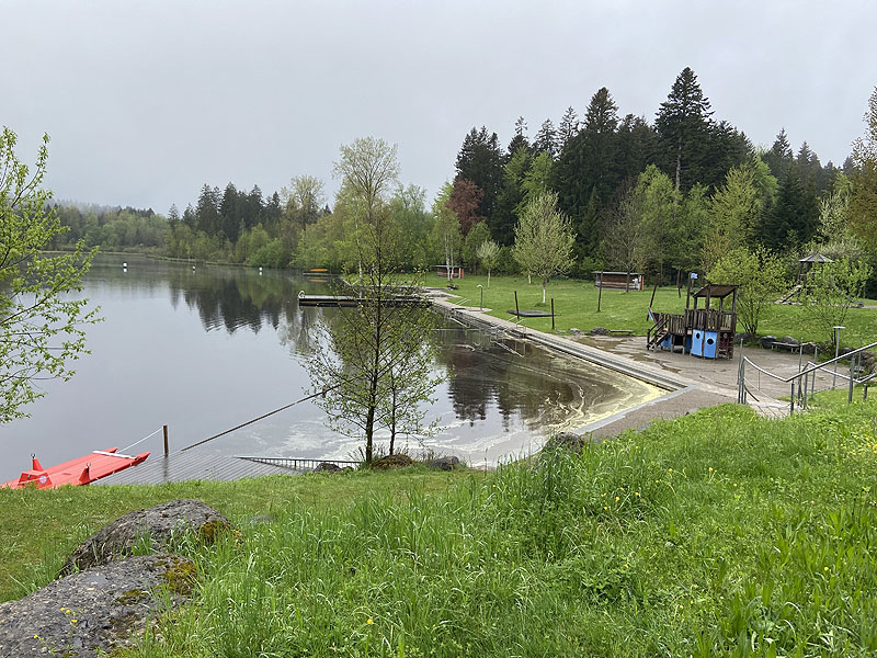 Der Waldsee in Lindenberg im Allgäu