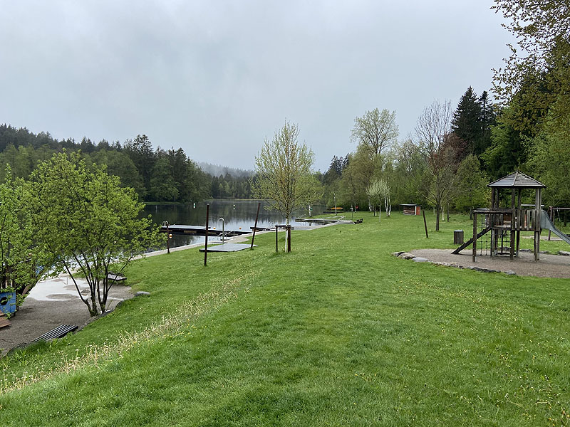 Der Waldsee in Lindenberg im Allgäu