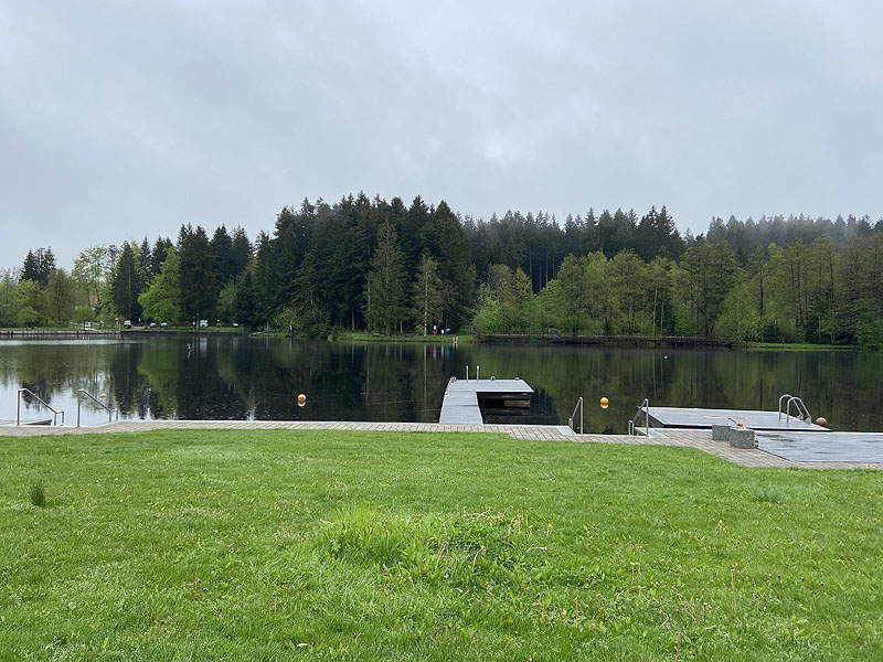 Der Waldsee in Lindenberg im Allgäu