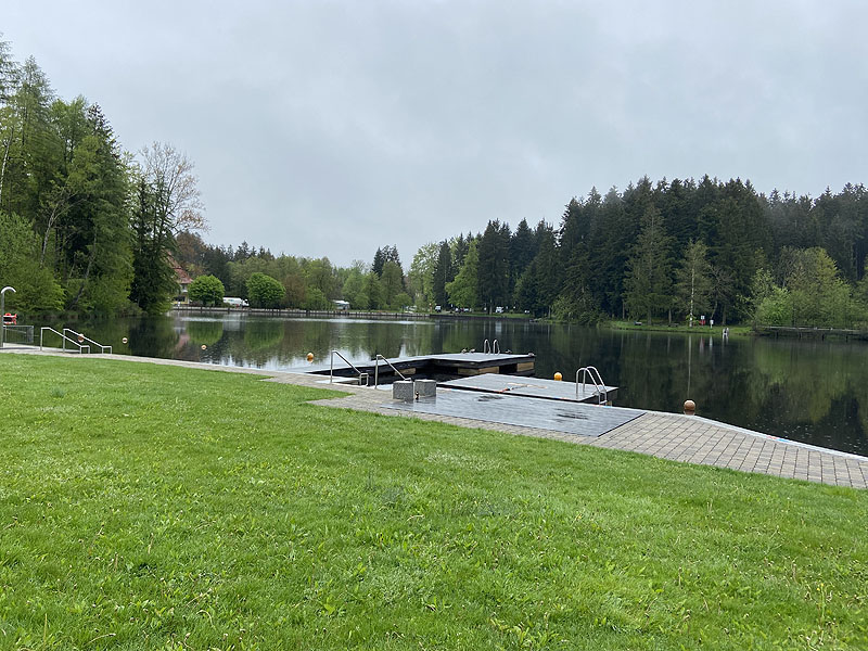 Der Waldsee in Lindenberg im Allgäu