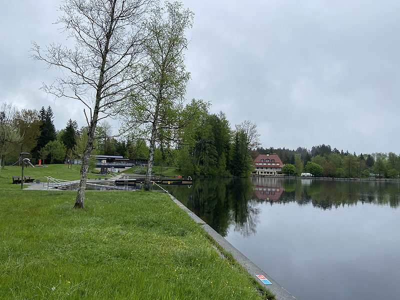 Der Waldsee in Lindenberg im Allgäu