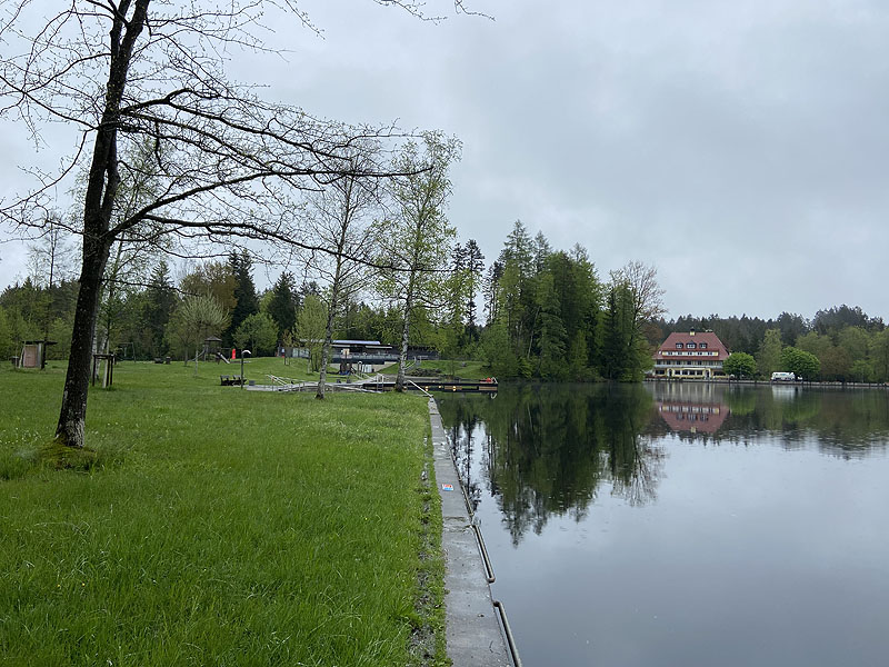 Der Waldsee in Lindenberg im Allgäu