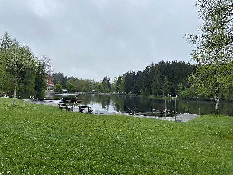Der Waldsee in Lindenberg im Allgäu