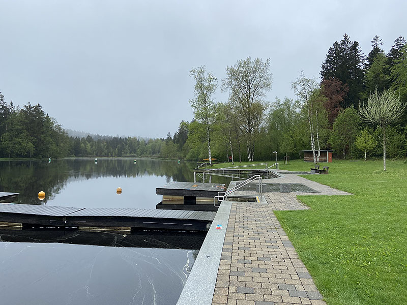 Der Waldsee in Lindenberg im Allgäu