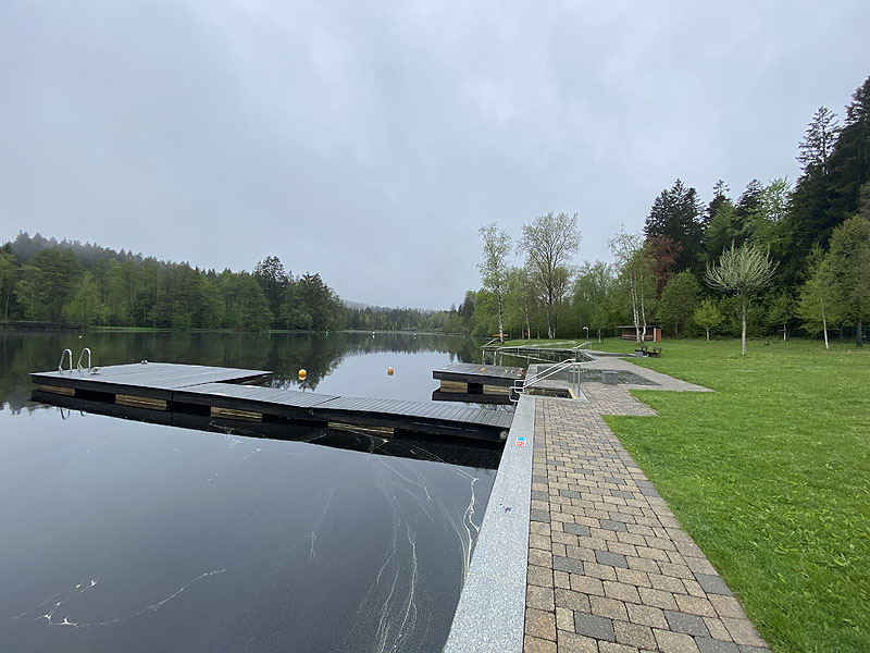 Der Waldsee in Lindenberg im Allgäu