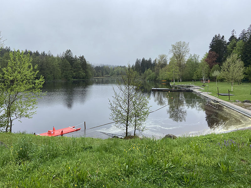 Der Waldsee in Lindenberg im Allgäu