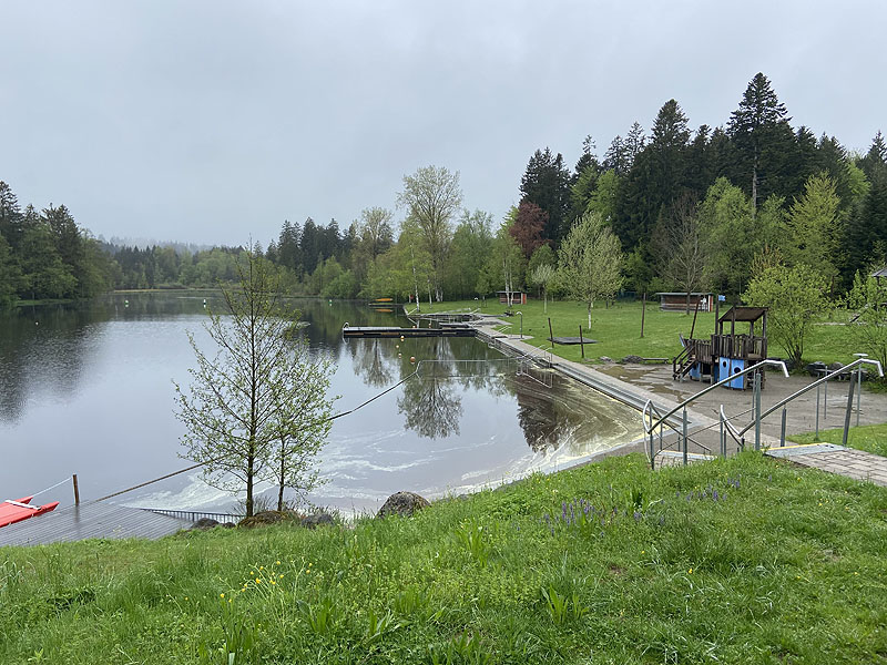 Der Waldsee in Lindenberg im Allgäu