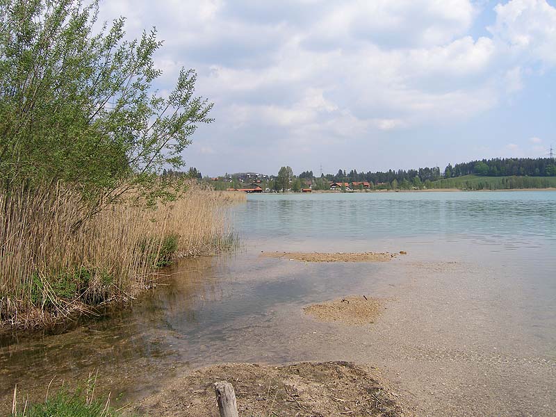 Der Weißensee in Bayern