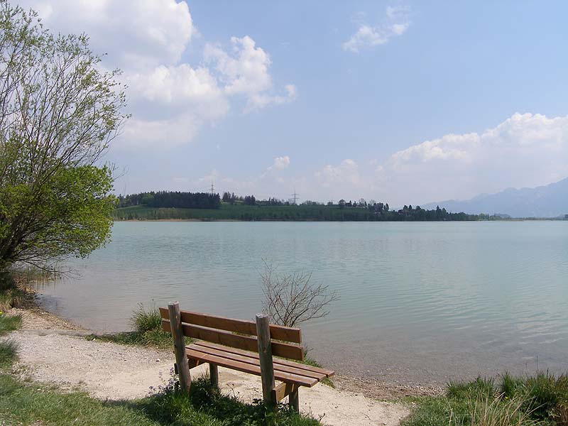 Der Weißensee in Bayern