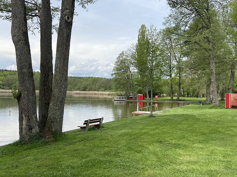 Der Badesee Zeller See in Bad Schussenried
