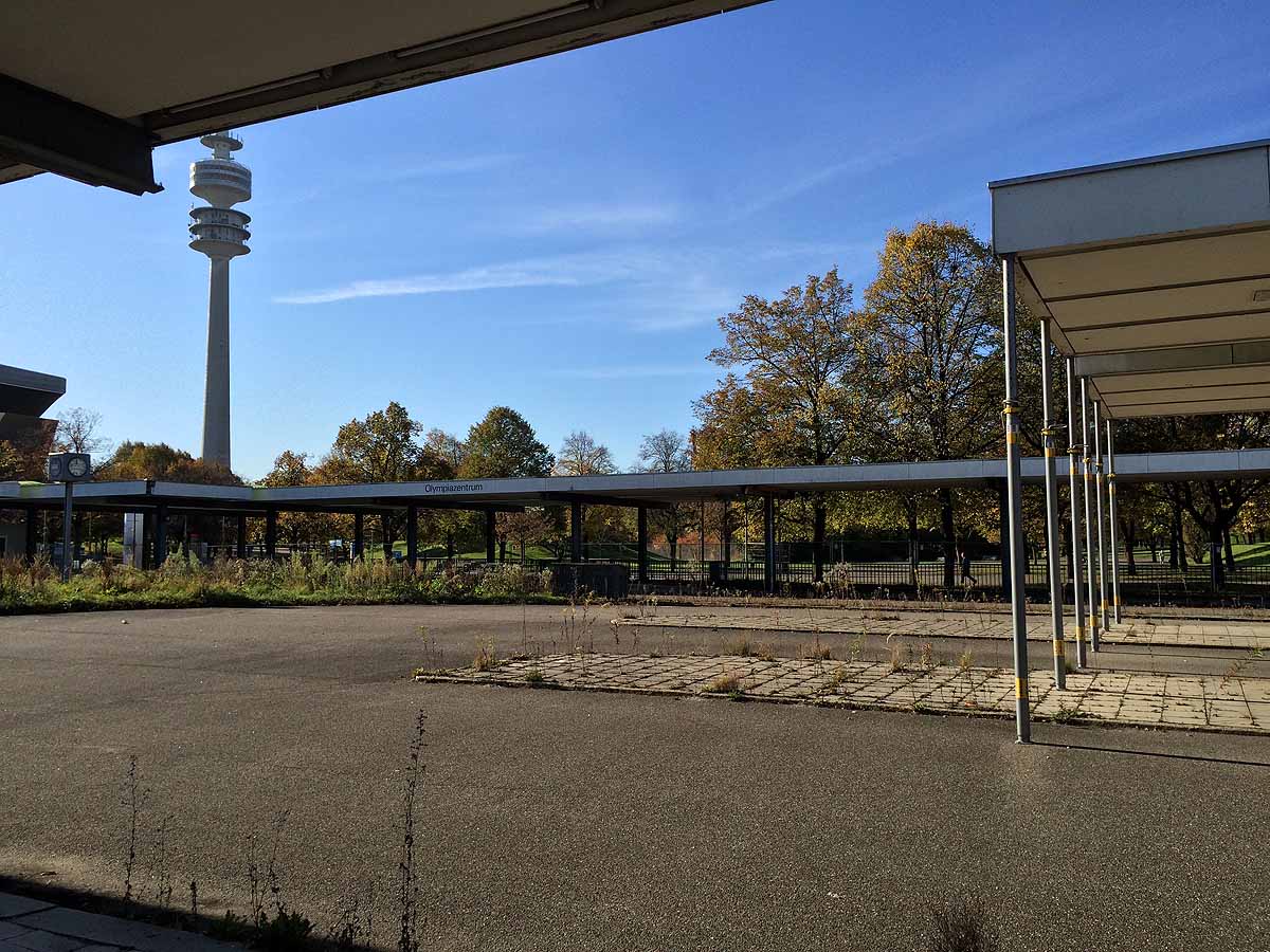 Bus-Bahnhof Olympiazentrum 2014