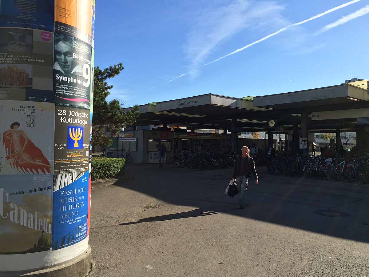 Bus-Bahnhof Olympiazentrum 2014