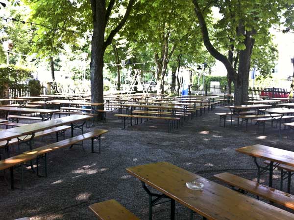 Biergarten Prinzregent Garten Biergarten In Munchen